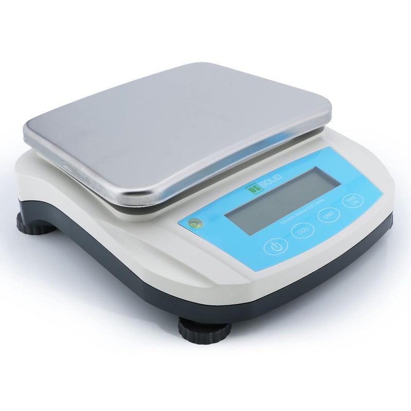 U.S. Solid Precision Lab Scale 5000g x 0.01g Analytical Balance USB RS232 Interface, 19 Measurement Units - Image 4